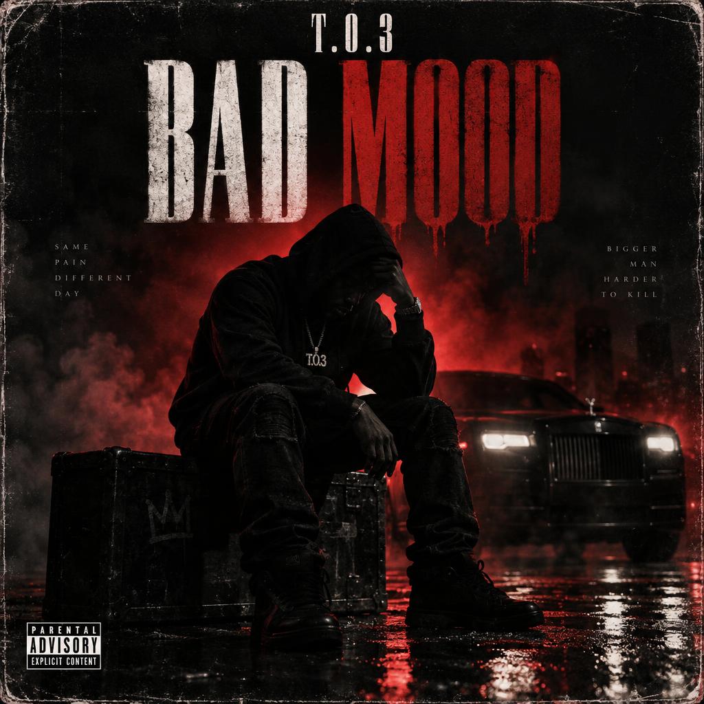 BAD MOOD album cover by T.O.3